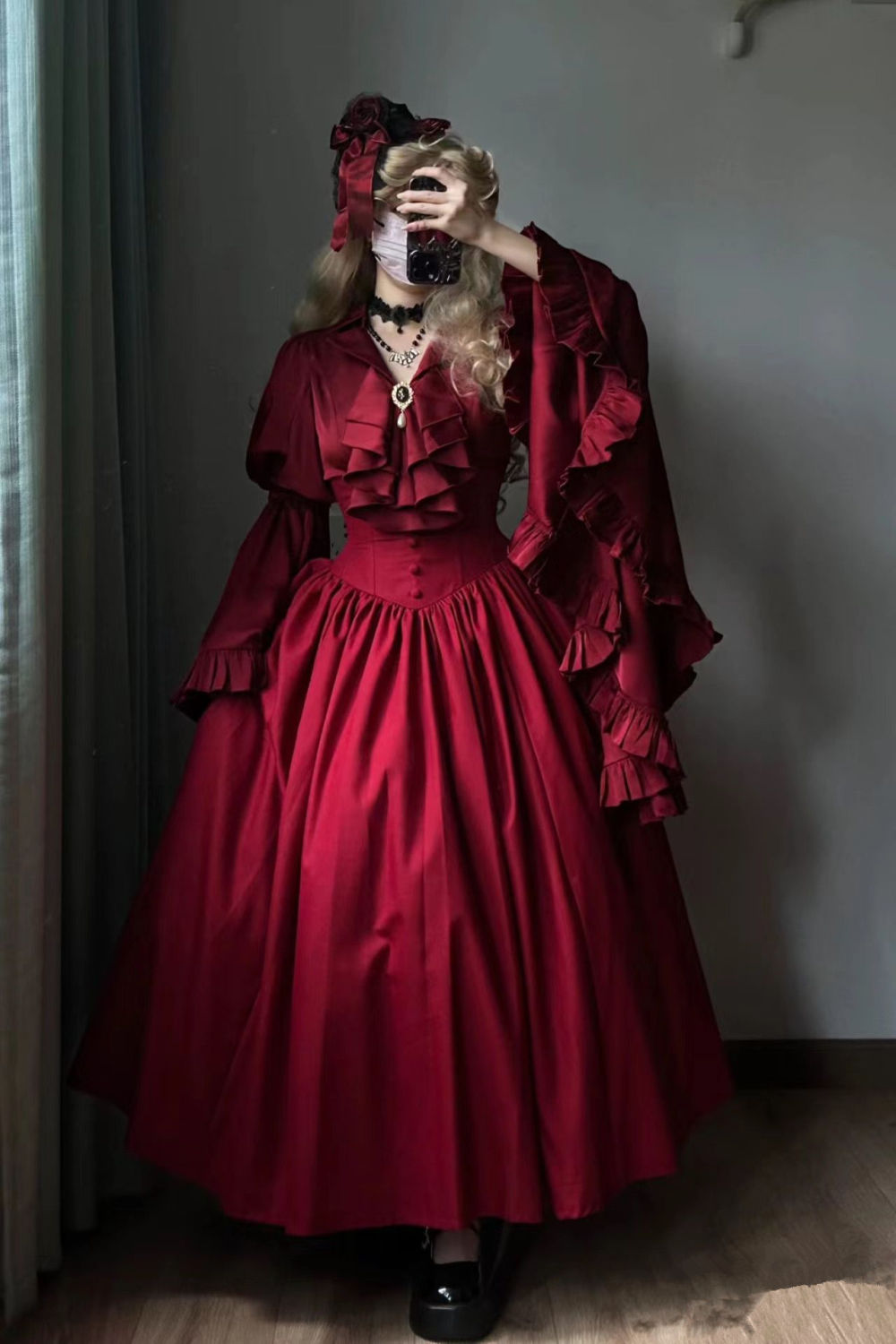 Daydream Fishbone Lolita Skirt Blouse And Necktie daydream-fishbone-lolita-skirt-blouse-and-necktie