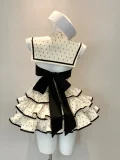 Diamond Honey Polka Dots Sailor Dress