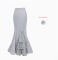 Fishtail Skirt + Rose Brooch*1