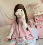 Tommy Bear Cute Rabbit Lolita Cape with Detachable Fur Collar