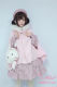 Tommy Bear Cute Rabbit Lolita Cape with Detachable Fur Collar