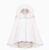 Tommy Bear Cute Rabbit Lolita Cape with Detachable Fur Collar