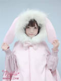 Tommy Bear Cute Rabbit Lolita Cape with Detachable Fur Collar