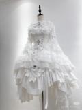 Nightingale Maiden Immortality Taboo Gothic Lolita Skirt, Tailing Corset and Blouse