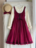Miss Point Sketch Wild Rose Dirndl Dress One Piece