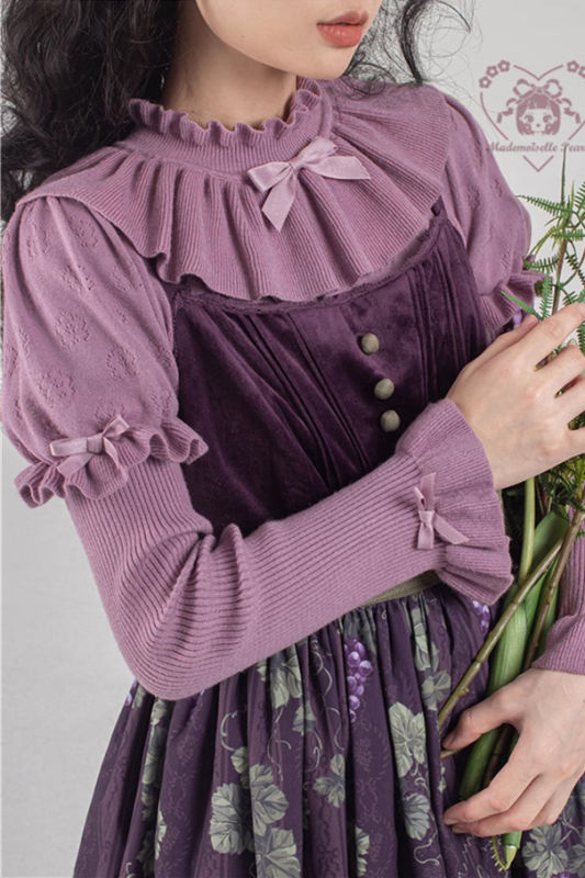Mademoiselle Pearl Winter Lolita Sweater