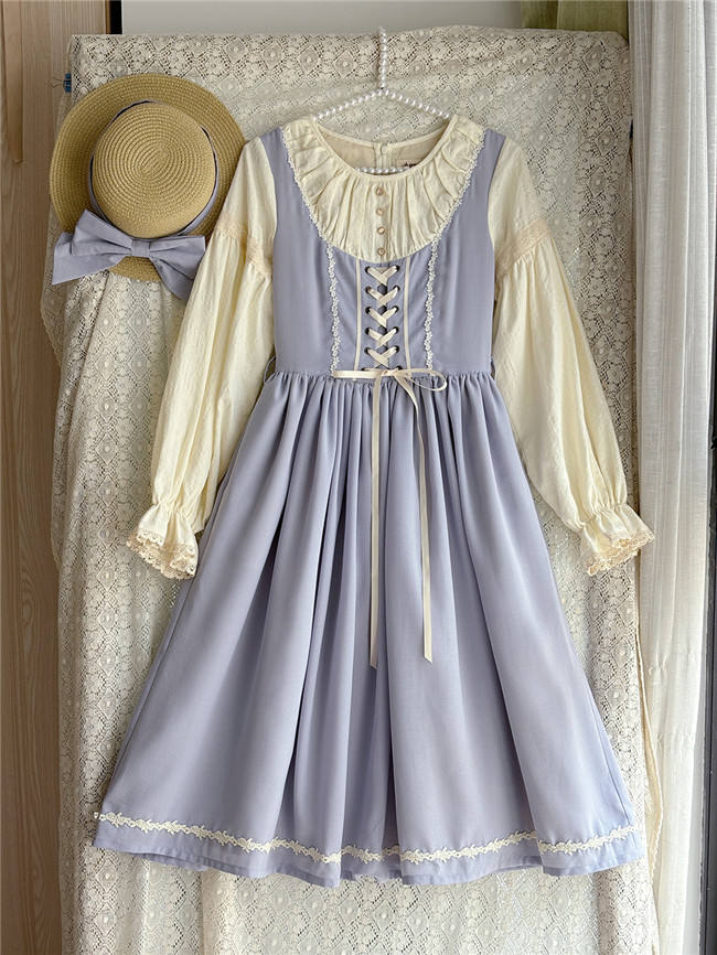 Miss Point Sketch Wild Rose Dirndl Dress One Piece