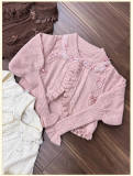 Mademoiselle Pearl Fragrance Cardigan Sweater