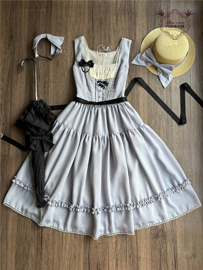 Miss Point Sketch Wild Rose Lolita Jumper Dress