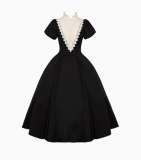Withpuji Black Nun Gothic Lolita Dress and Accessories