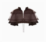 Withpuji Brown Corset Lolita Dress Set and Ouji Set