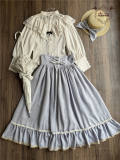 Miss Point Sketch Wild Rose High Waist Fishbone Lolita Skirt