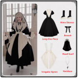 Withpuji Black Nun Gothic Lolita Dress and Accessories
