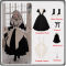Long One Piece Set - Hime Sleeves