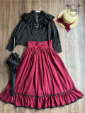 Miss Point Sketch Wild Rose High Waist Fishbone Lolita Skirt