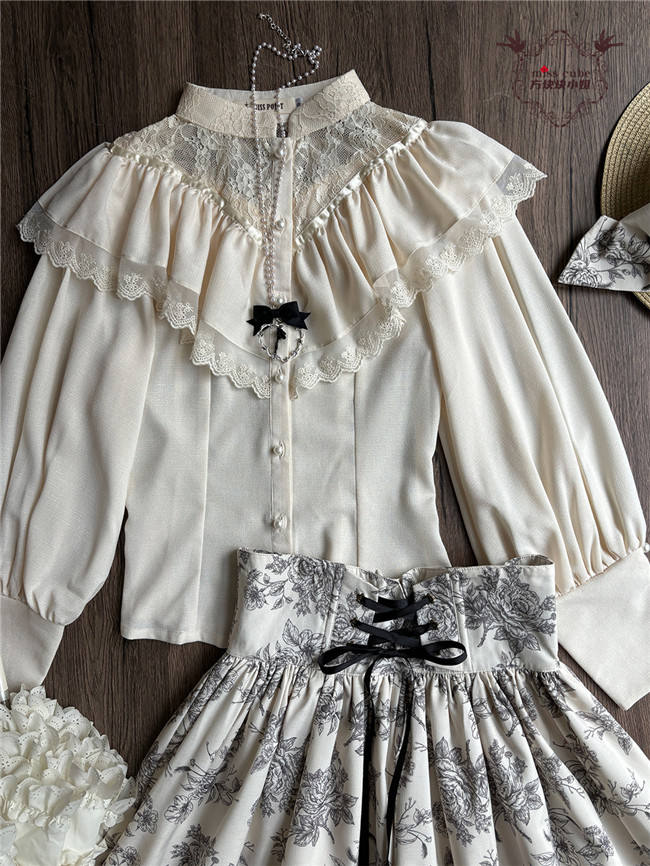 Miss Point Sketch Wild Rose Edward Lolita Blouse