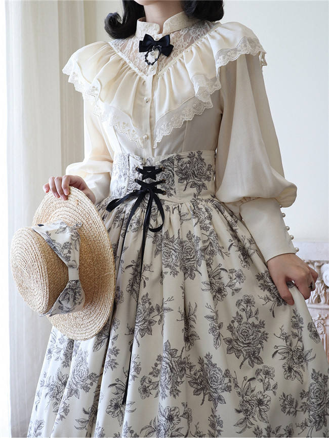 Miss Point Sketch Wild Rose Edward Lolita Blouse