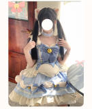 Kitty's dairy Sweet Lolita Dress, Choker and Apron