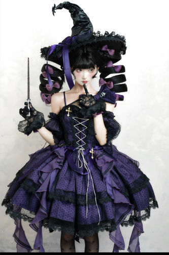 Witch's Heart Plus Size Lolita Dress Set