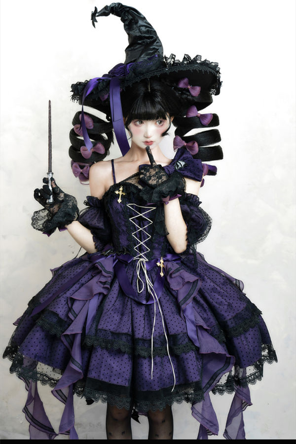 Witch's Heart Plus Size Lolita Dress Set