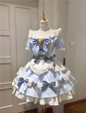 Kitty's dairy Sweet Lolita Dress, Choker and Apron