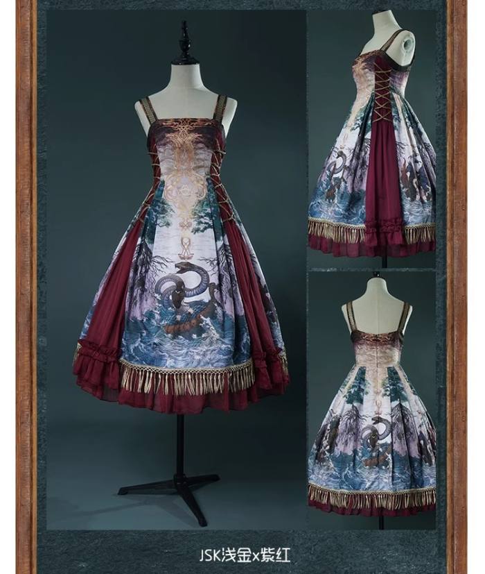 Ragnar Locke~ Vintage Lolita Jumper Dress