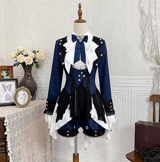 Child of Evil Ouji Lolita Coat, Blouse and Short Pants