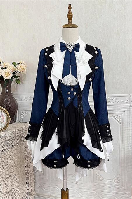 Child of Evil Ouji Lolita Coat, Blouse and Short Pants