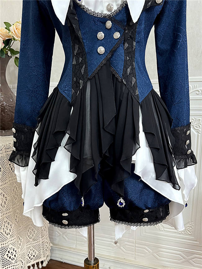 Child of Evil Ouji Lolita Coat, Blouse and Short Pants