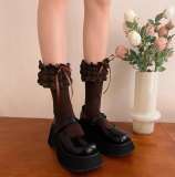 Puff Cream Sweet Lolita Socks