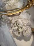 Champagne Gold Lace Trim Cotton Lolita Socks
