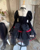 Little Witch Vampire Gothic Lolita Dress, Sleeves and Accessories