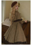 Withpuji Once upon a Time on Baker Street Fake Two Piece Lolita Dress