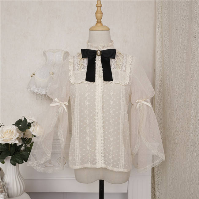 Time Flow Backward Classic Lolita Skirt, Blouse and Camisole