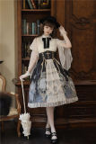 Time Flow Backward Classic Lolita Skirt, Blouse and Camisole