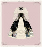 Time Flow Backward Classic Lolita Skirt, Blouse and Camisole