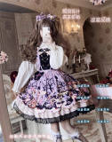 Kitten Halloween Lolita Salopette, Blouse, Cape and Accessories