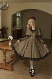 Withpuji Once upon a Time on Baker Street Fake Two Piece Lolita Dress