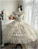 Magic Telegram Mermaid Gorgeous Lolita Dress and Accessories