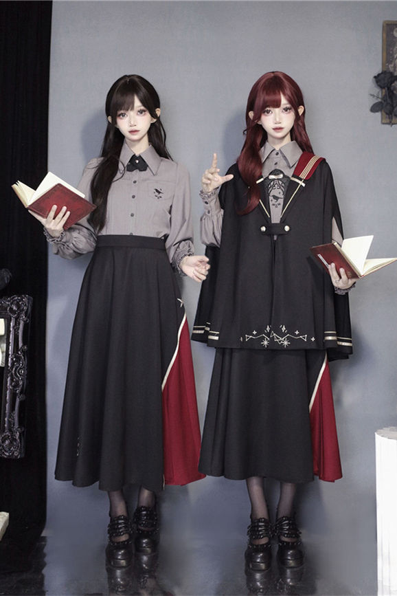 Dark Gothic College Uniform