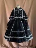 Flower Banquet Humanoid Night Doll Lolita Dress, Cape and Accessories