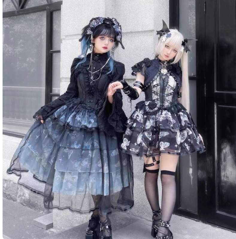 Butterfly Ballet Gothic Lolita Dress and Accessories