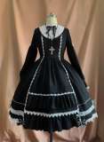 Flower Banquet Humanoid Night Doll Lolita Dress, Cape and Accessories