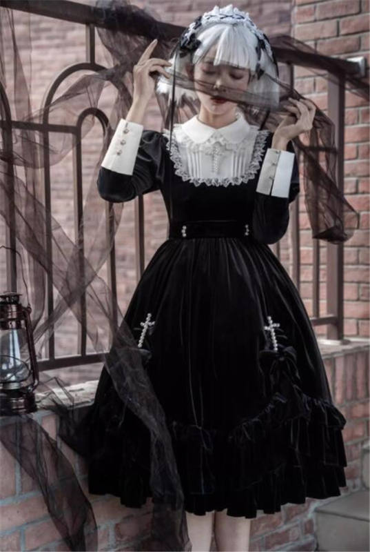 The Song of Cross Gothic Halloween Lolita Dress