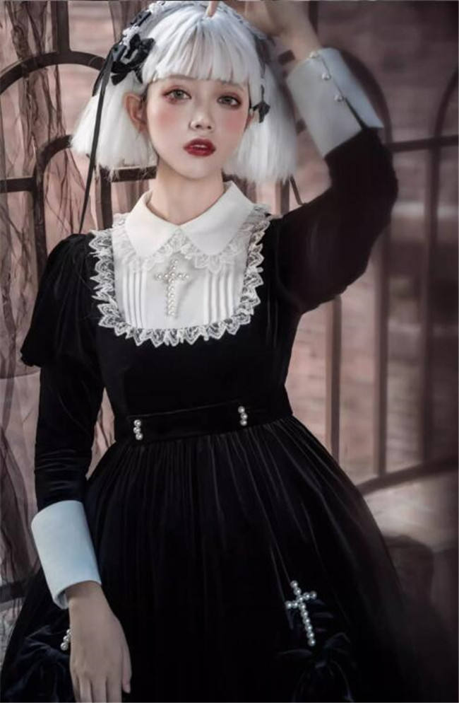 The Song of Cross Gothic Halloween Lolita Dress