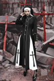 Blood Supply Trial of the Nuns Gothic Halloween Long Coat
