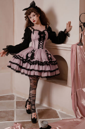 Blood Rose Gothic Halloween Lolita Dress