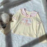 Cute Kitten Sweet Long Sleeves Cotton Hoodie