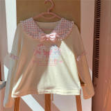 Cute Kitten Sweet Long Sleeves Cotton Hoodie
