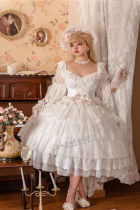 Morning  Elves Classic Lolita One Piece Dress Fullset